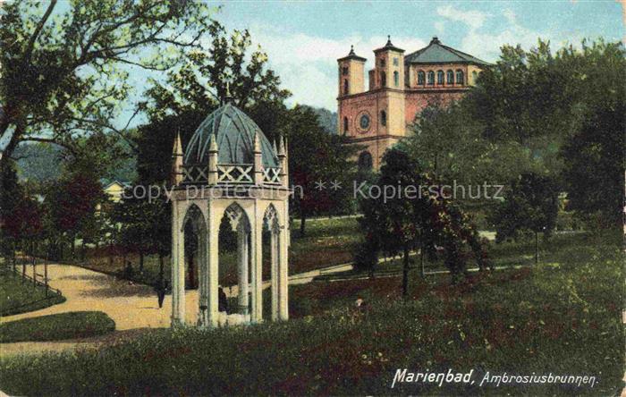 74020013 Marienbad MARIANSKE LAZNE CZ Ambrosiusbrunnen