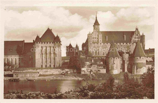 74020137 MALBORK Marienburg Westpreussen PL Marienburg Haupthaus Hoch und Mittel