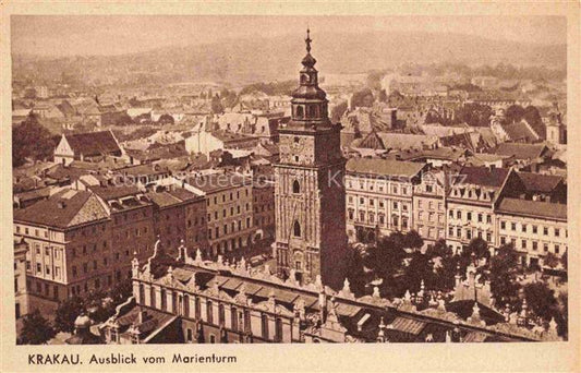 74020519 Krakau KRAKOW PL Ausblick vom Marienturm