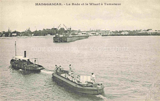 74021471 Madagascar Madagaskar La Rade et le Wharf a Tamatave