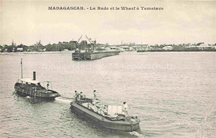 74021474 Madagascar Madagaskar La Rade et le Wharf a Tamatave