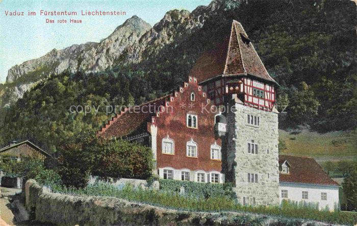 74021572 Vaduz Liechtenstein FL Das rote Haus