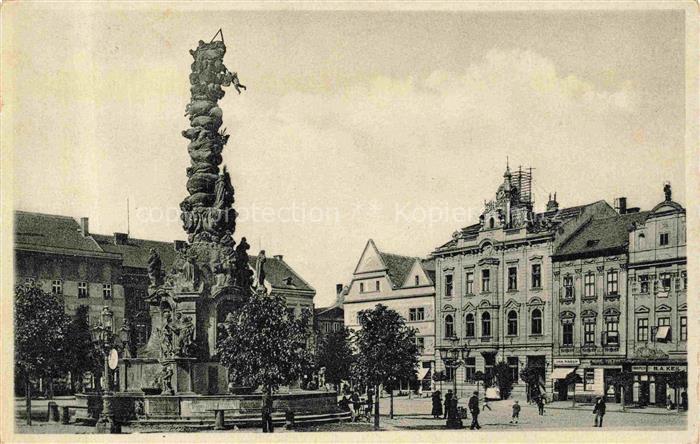 74021613 Chrudim Crudim Schumberg CZ Stadtplatz Brunnen Monument