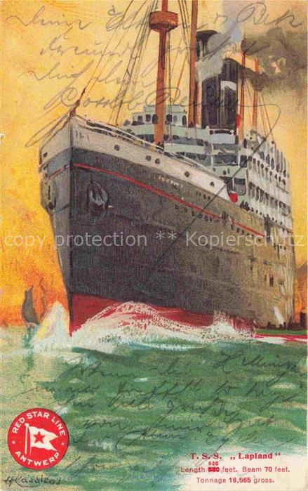 74017434 Dampfer Oceanliner T.S.S. Lapland