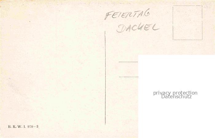 74017491 Feiertag Karl Dackel Kriegsschauplatz B.K.W.I. Nr. 978-3