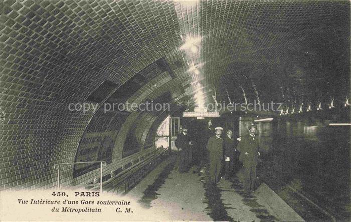 74017506 Subway Underground Metro U-Bahn Paris