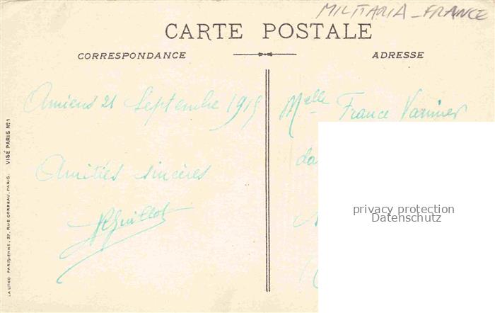 74019107 Militaria France Honneur aux Braves Croix de Cuerre