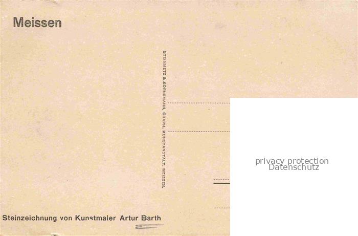 74018759 Barth Artur Kuenstlerlitho Meissen