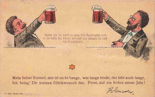 74018784 Bier Beer Biere Prost frohe neues Jahr