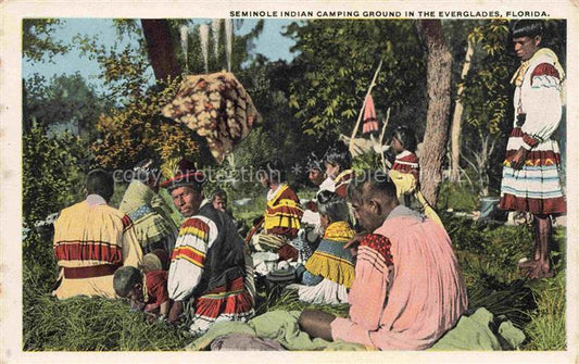 74019760 Seminole Florida Indian Camping Ground Everlandes