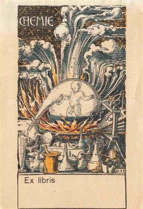 74020201 Chemie Chemistry-- Exlibris Litho