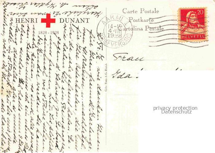 74020261 Rotes Kreuz Red Cross Croix Rouge-- Henri Dunant