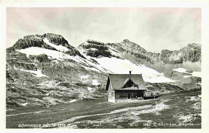 74028286 Goeppingerhuette 2245m Lech Vorarlberg AT Panorama