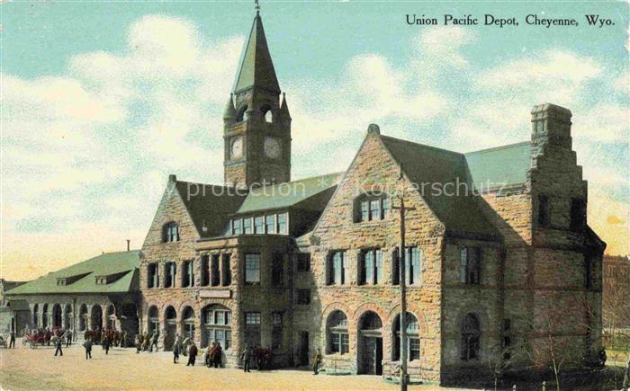 74028314 Cheyenne Wyoming Union Pacific Depot