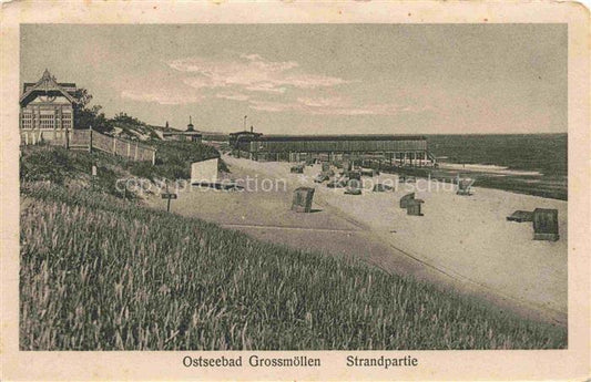 74028563 GROssMoeLLEN GROss-MoeLLEN Ostseebad Pommern Mielno PL Strandpartie