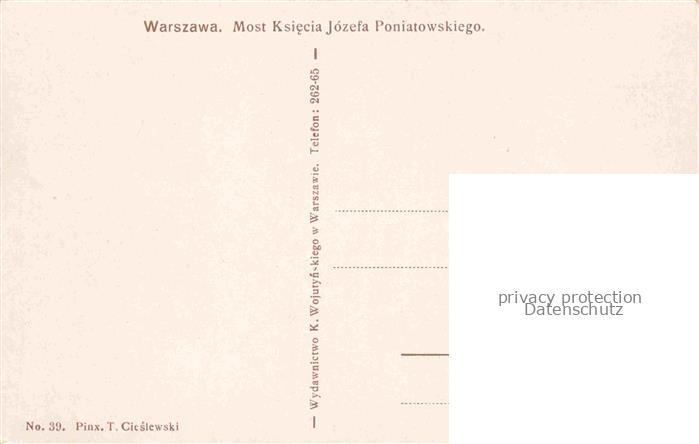 74028904 WARSZAWA Warschau PL Most Ksiecia Jozefa Poniatowskiego