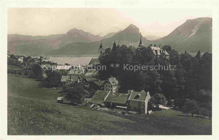 74028996 ST WOLFGANG  Wolfgangsee Oberoesterreich AT Blick vom Kalvarienberg