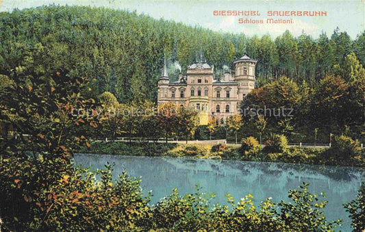 74029758 Sauerbrunn Bilin Bilina CZ Schloss Malloni