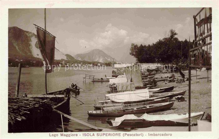 74029818 Isola Superiore Lago Maggiore Stresa IT Pescatori Imbarcadere