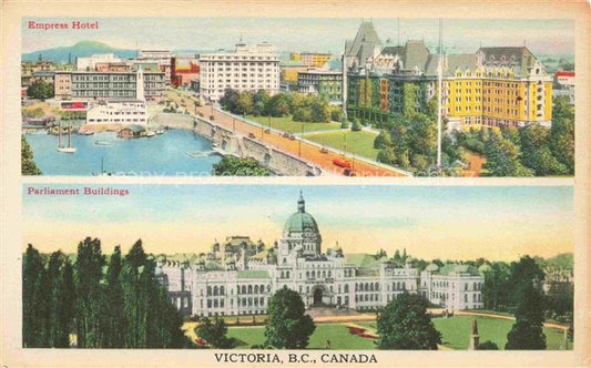 74023168 Victoria  British Columbia Canada Empress Hotel Parliament Buildings