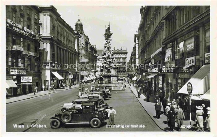 74023362 WIEN AT Graben Dreifaltigkeitssaeule