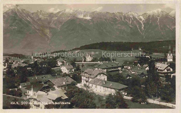 74023390 Igls Jgls Innsbruck Tirol AT Fliegeraufnahme mit Nordkette