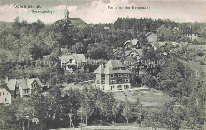 74024881 Schreiberhau Szklarska Poreba Riesengebirge PL Partie an der Bergstrass