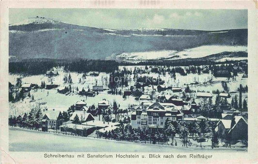 74027483 Schreiberhau Szklarska Poreba Riesengebirge PL mit Sanatorium Hochstein