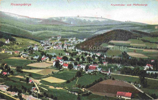 74027983 Krummhuebel Karpacz Riesengebirge PL Blick vom Pfaffenberge