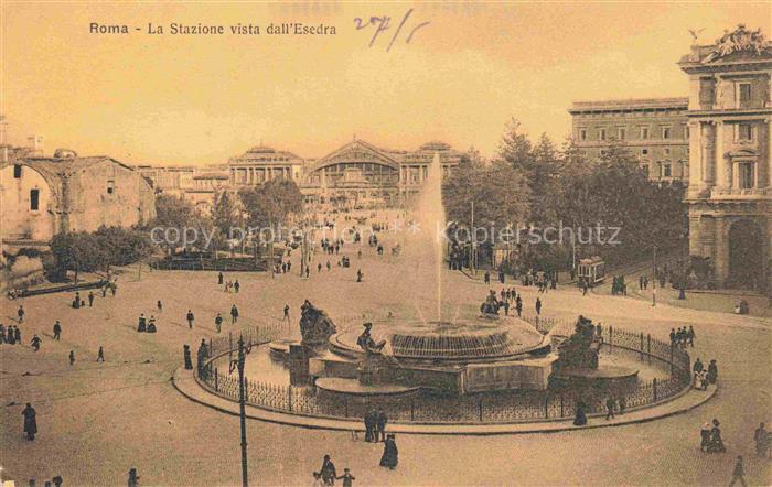 74028009 ROMA  Rom Lazio IT La Stazione vista dall'Esedra