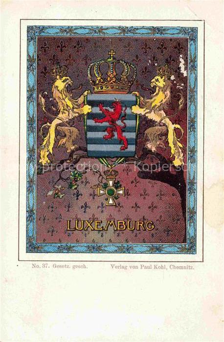 74030928 LUXEMBOURG  Luxemburg Wappen