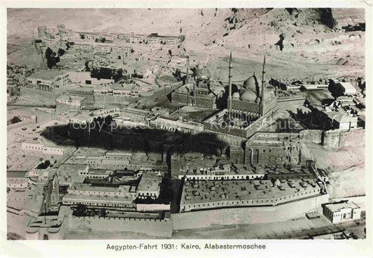 74030989 CAIRO  Kairo Caire Egypt aegypten Fahrt 1931 Alabastermoschee