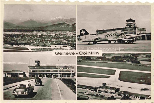 74032274 Flughafen Airport Aeroporto Geneve Cointrin Schweiz