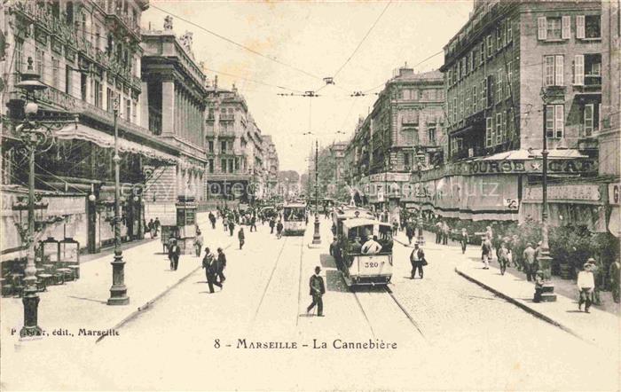 74032535 Strassenbahn Tramway-- Marseille la Cannebiere