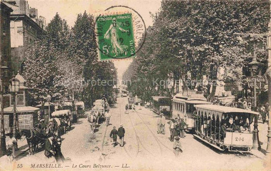 74032536 Strassenbahn Tramway-- Marseille Cours Belsunce