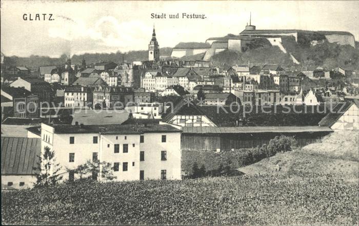 12191886 Glatz Niederschlesien Stadt und Festung