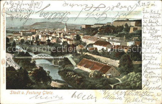 12191887 Glatz Niederschlesien Stadt und Festung