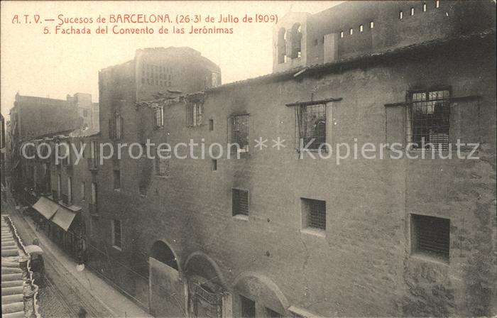 12193561 Barcelone Catalogne Fachada del Convento de las Jerónimas