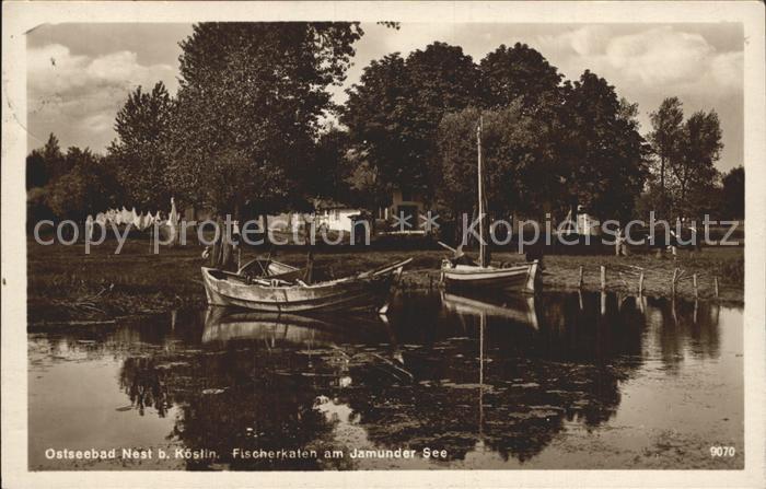 12194722 Nest Koeslin Ostseebad Fischerkaten Jamunder See