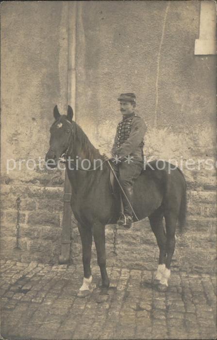 12291968 Militaria Frankreich regiment 14  cheval WK 1 militaria