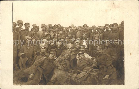 12407407 Militaria WK1 Gruppenfoto