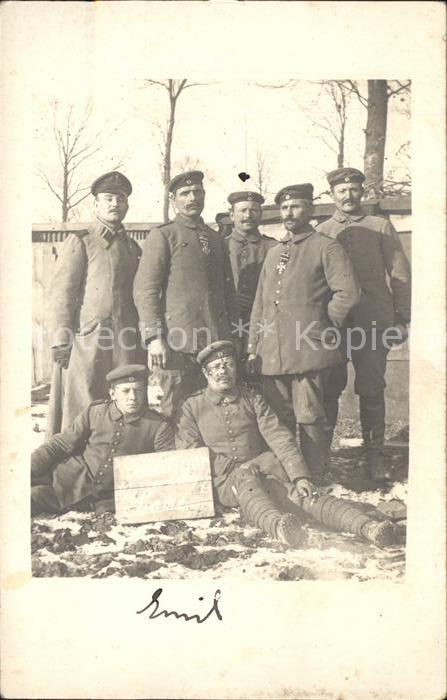 12407408 Militaria WK1 Gruppenfoto