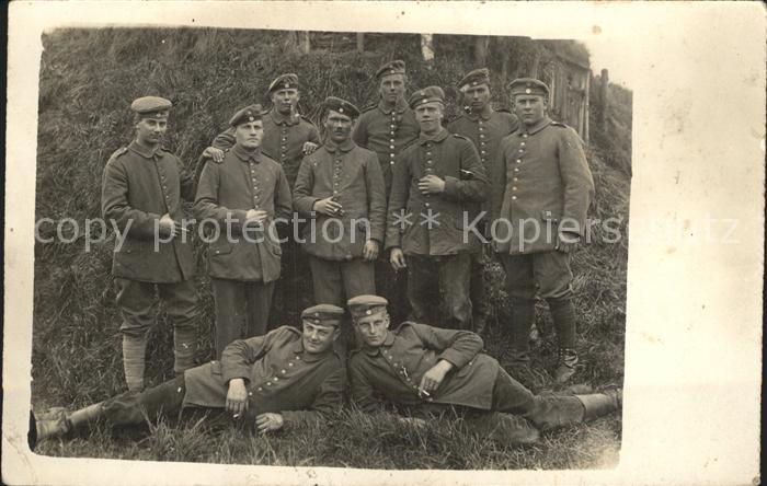 12407466 Militaria WK1 Gruppenfoto