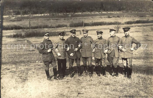 12408419 Militaria WK1 Infanterie Regiment 401 Stab Gruppenfoto Offiziere