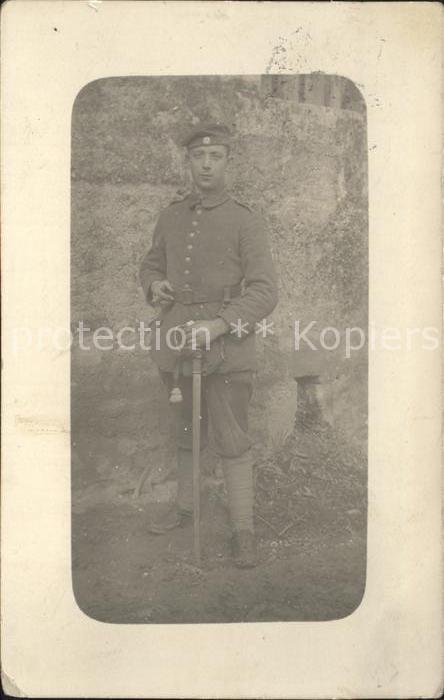 12410937 Militaria WK1 portrait fernsprecherabt.