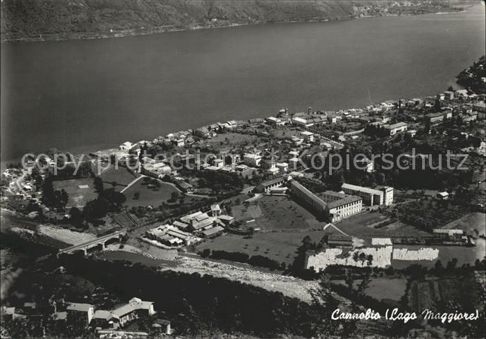 12340529 Cannobio Lago Maggiore Fliegeraufnahme