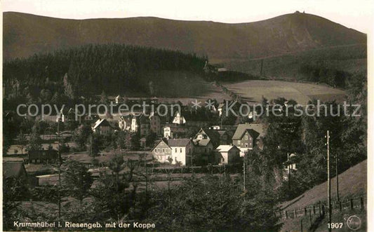 12787663 Krummhuebel Riesengebirge Riesengebirge mit Schneekoppe