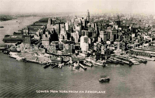 12869893 New York City Aerial View Fliegeraufnahme