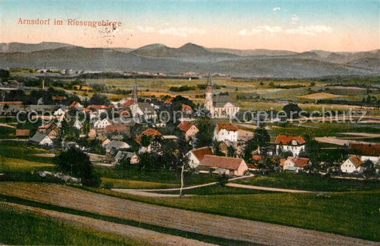 32980130 Arnsdorf Riesengebirge Ortsansicht