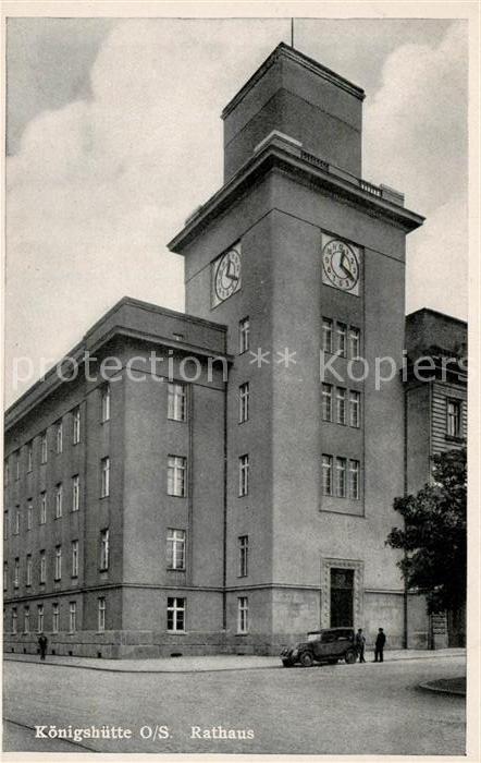 33088941 Koenigshuette Oberschlesien Chorzow Rathaus